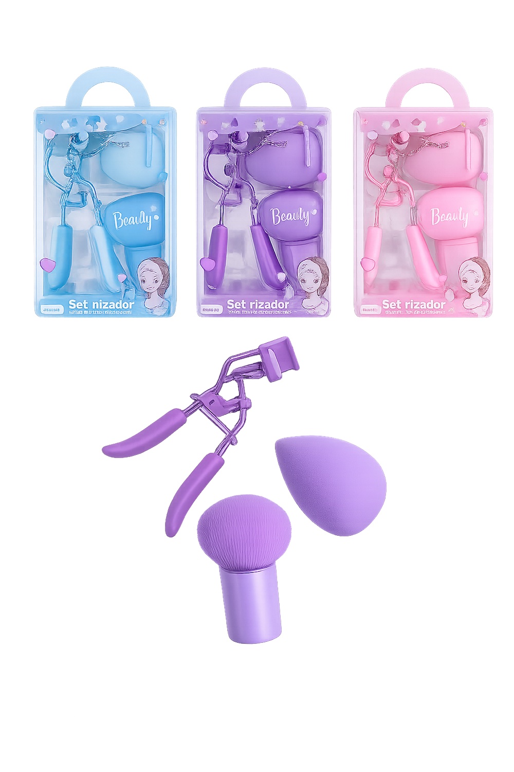 Set Rizador de Pestañas + Beauty Blenders x3 - Imagen 2